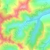 Ocnișoara topographic map, elevation, terrain