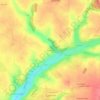 Les Vaulions topographic map, elevation, terrain