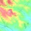 Hollington topographic map, elevation, terrain