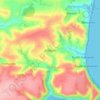 Kellaton topographic map, elevation, terrain