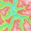 Amorbach topographic map, elevation, terrain