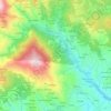 Valpiana topographic map, elevation, terrain