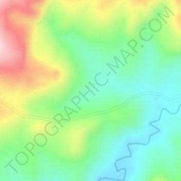 Atnago topographic map, elevation, terrain