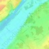 Nozieux topographic map, elevation, terrain