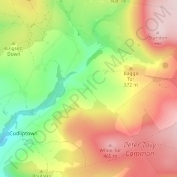 Wapsworthy topographic map, elevation, terrain