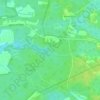 The Pine Barrens topographic map, elevation, terrain