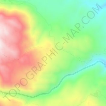 Rashah topographic map, elevation, terrain
