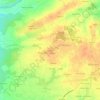Beuzec topographic map, elevation, terrain