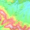 Draa El Mizan topographic map, elevation, terrain