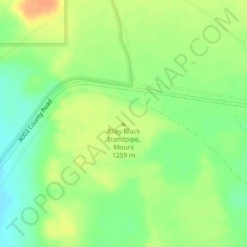 Riley Black Standpipe, Mount topographic map, elevation, terrain