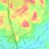 Jericho Hill topographic map, elevation, terrain