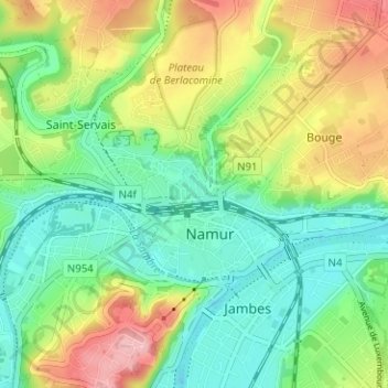 Bomel topographic map, elevation, terrain