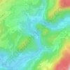 Brive topographic map, elevation, terrain