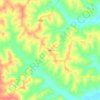 Mines topographic map, elevation, terrain