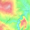 Warslow topographic map, elevation, terrain