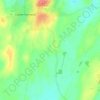 Coedana topographic map, elevation, terrain