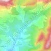 Le Moulin topographic map, elevation, terrain