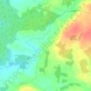 Gurteen topographic map, elevation, terrain