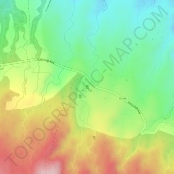 Twin Falls topographic map, elevation, terrain