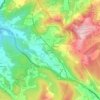 A Estación topographic map, elevation, terrain
