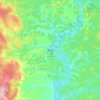 Bria topographic map, elevation, terrain
