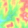 Arctic topographic map, elevation, terrain