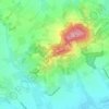 Monteberg topographic map, elevation, terrain