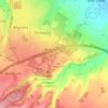 Farthing Corner topographic map, elevation, terrain