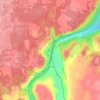 Marshall topographic map, elevation, terrain