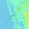 Ernakulam topographic map, elevation, terrain