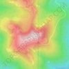 Calispell Peak topographic map, elevation, terrain