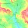 Huntley topographic map, elevation, terrain