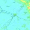 Kyondoe topographic map, elevation, terrain