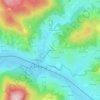 Chambroye topographic map, elevation, terrain