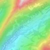 Le Crépon topographic map, elevation, terrain
