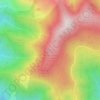 Pointe de la Combe du Tournairet topographic map, elevation, terrain