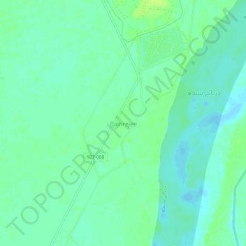 Balhrejee topographic map, elevation, terrain