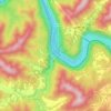 Cotton Hill topographic map, elevation, terrain