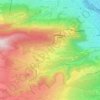 Okrokana topographic map, elevation, terrain
