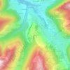 Les Lys topographic map, elevation, terrain