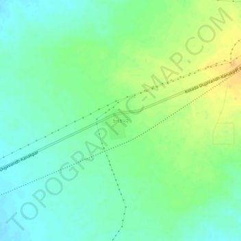 Kanakpar topographic map, elevation, terrain