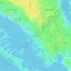 Oakhurst Shores topographic map, elevation, terrain