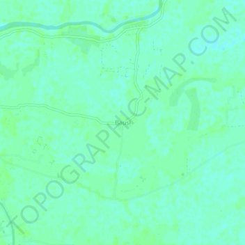 Bausi topographic map, elevation, terrain