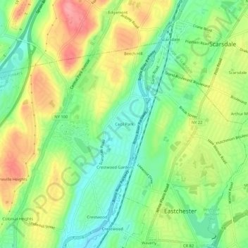 Cecil Park topographic map, elevation, terrain