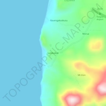Lumbukuti topographic map, elevation, terrain