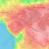 Croas Golou topographic map, elevation, terrain