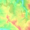 Piboulède topographic map, elevation, terrain