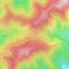 Col de Turini topographic map, elevation, terrain