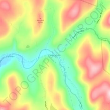 Stevens Point topographic map, elevation, terrain