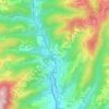 Le Plat Fournier topographic map, elevation, terrain